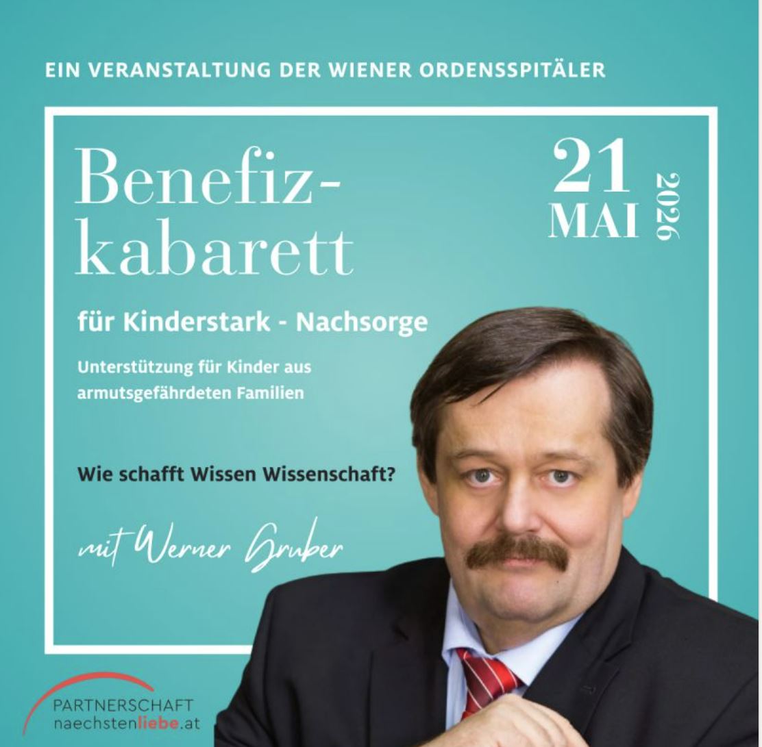 Titelbild für: Benefizabend der Wiener Ordensspit&auml;ler mit Werner Gruber