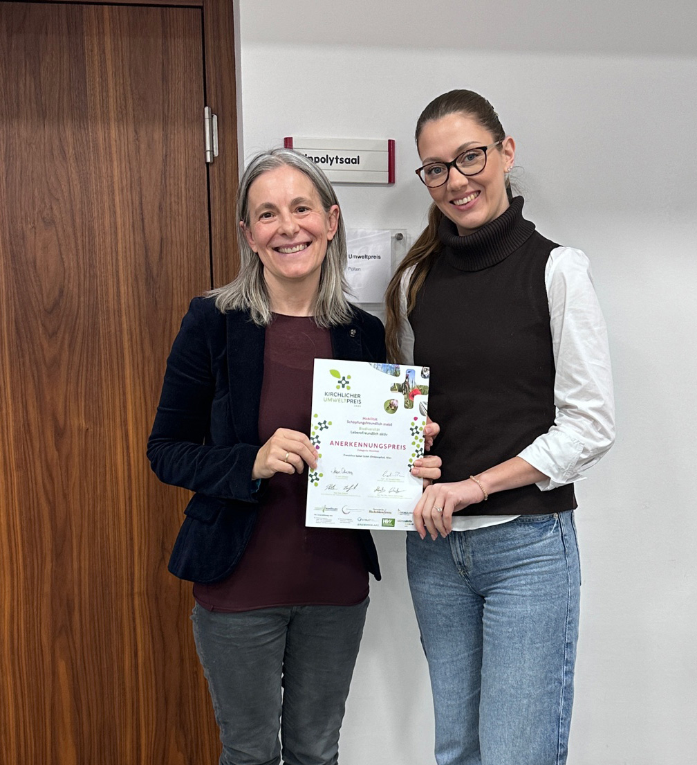 Titelbild für: Auszeichnung f&uuml;r nachhaltige Mobilit&auml;t im Franziskus Spital